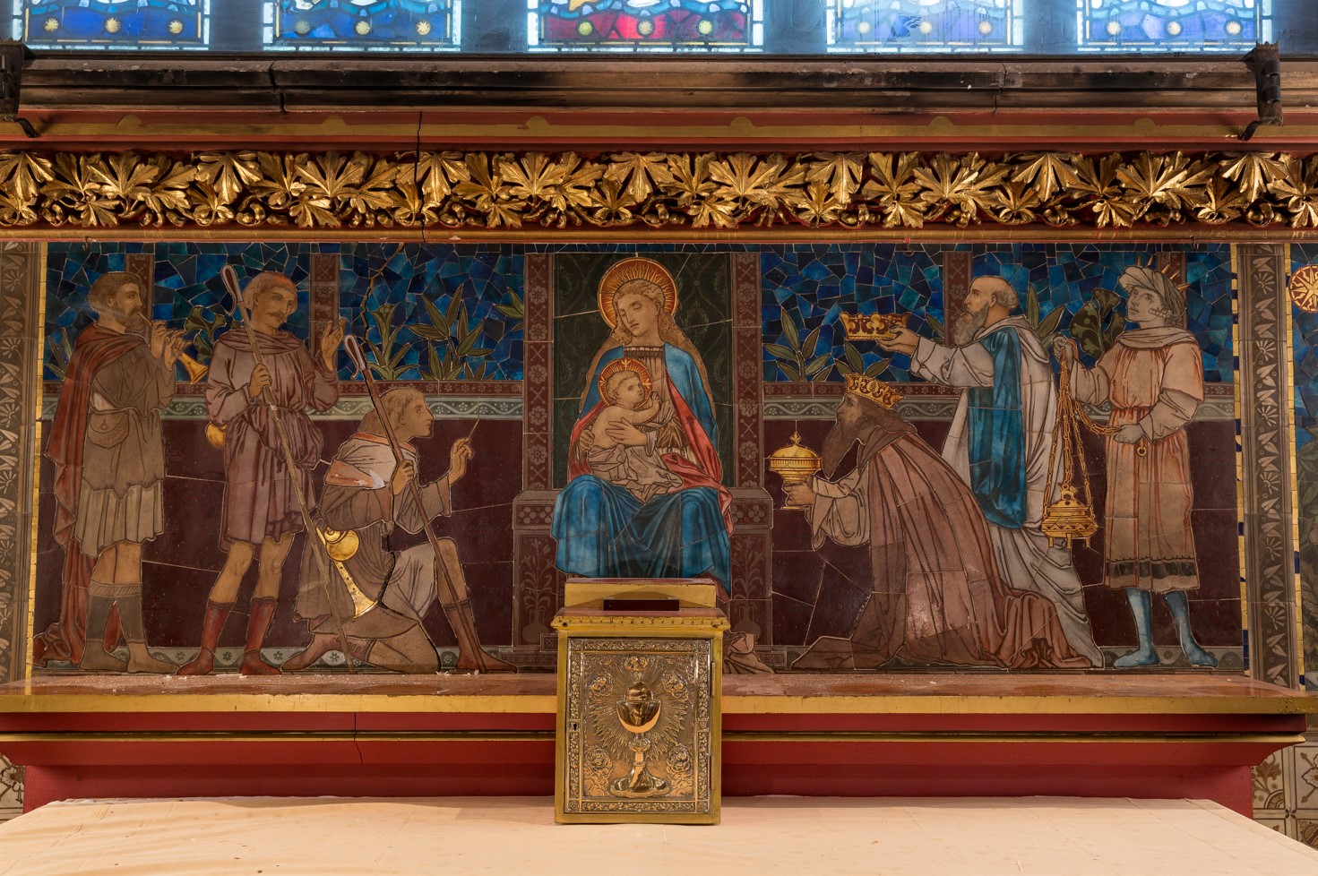 Mosaic in St Giles, Reading